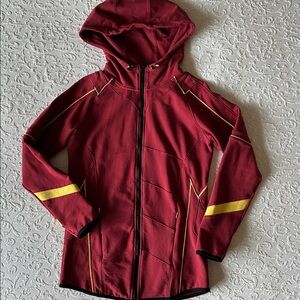 SUPERX the Flash Allen Mens Workout Hoodie Long Sleeve Full Zip, Medium